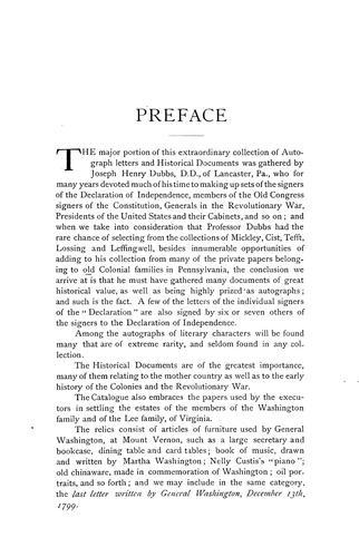 The extraordinary collection of autographs