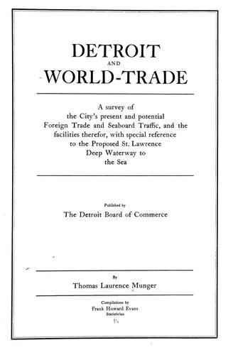 Detroit and world-trade