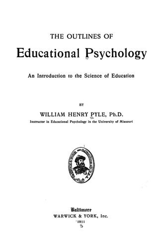 The outlines of educational psychology