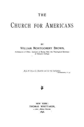The church for Americans