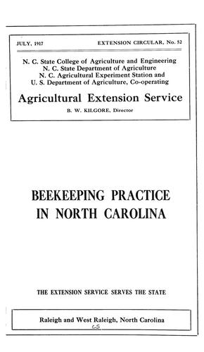 Beekeeping practice in North Carolina