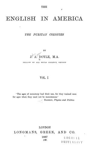 The English in America