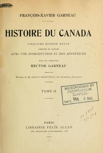 Histoire du Canada