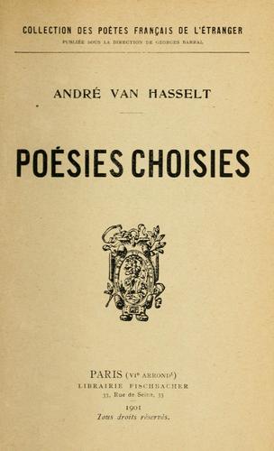 Poésies choisies.