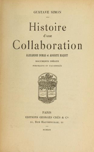 Histoire d'une collaboration