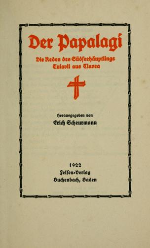Der Papalagi