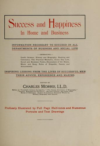 Success and happiness in home and business