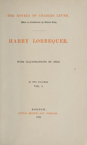 The novels of Charles Lever