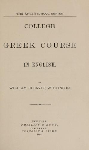 College Greek course in English.