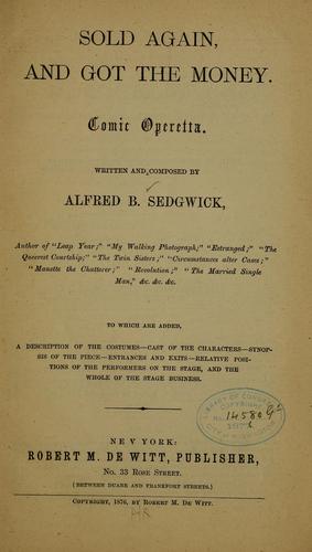 Sold again, and got the money ...