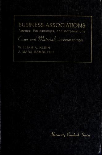 Cases and materials on business associations