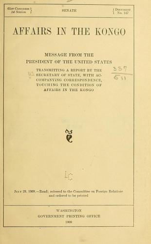 Affairs in the Kongo
