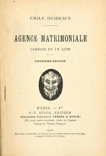 Agence matrimoniale