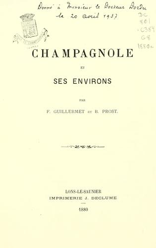Champagnole et ses environs