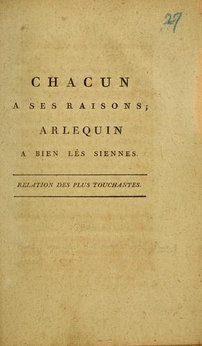 Chacun a ses raisons