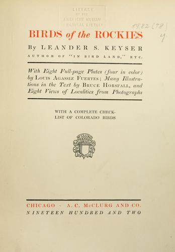 Birds of the Rockies