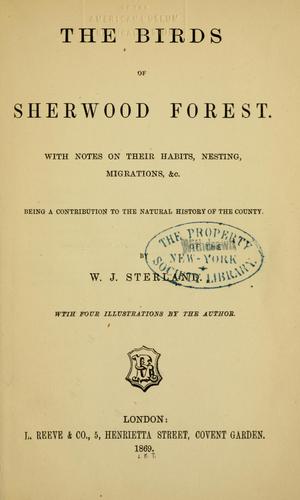 The birds of Sherwood Forest