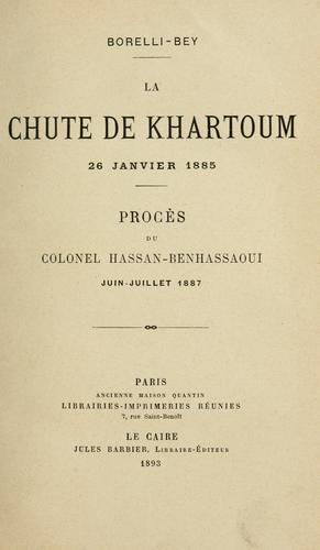 La chute de Khartoum, 26 janvier 1885