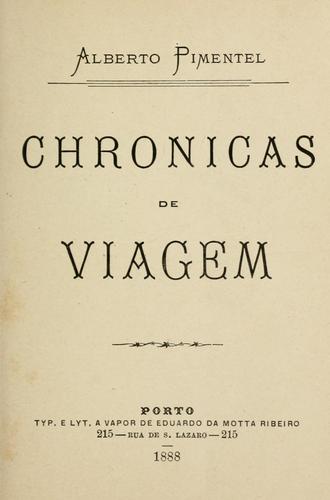 Chronicas de viagem.