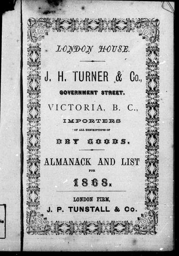 Almanack and list for 1868