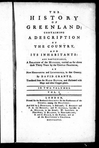 The history of Greenland