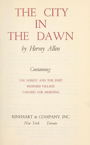 The city in the dawn.