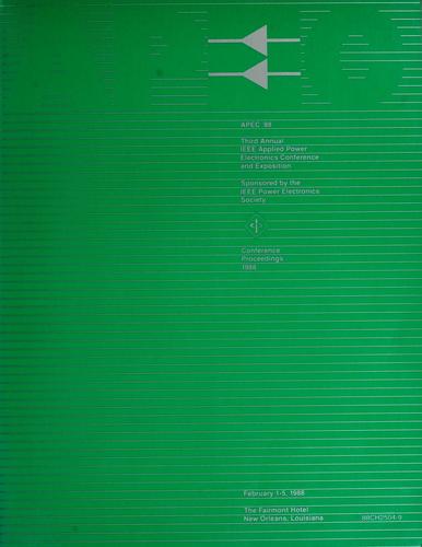 Conference proceedings 1988