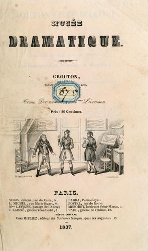 Crouton chef d'école, ou, Le peintre véritablement artiste