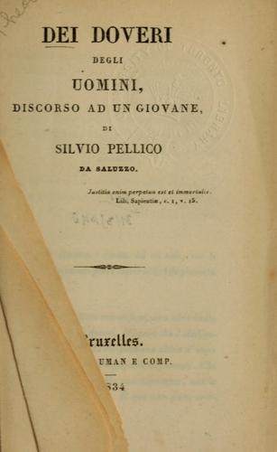 Dei doverei degli uomini