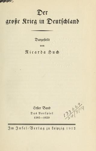 Der grosse Krieg in Deutschland
