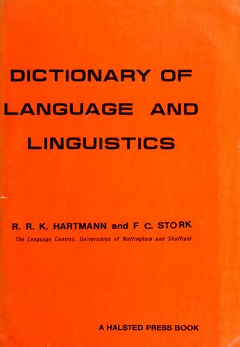 Dictionary of language and linguistics