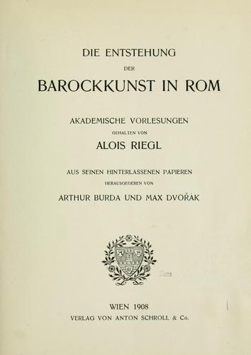 Die Entstehung der Barockkunst in Rom