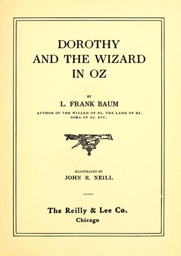 Dorothy and the wizard in Oz