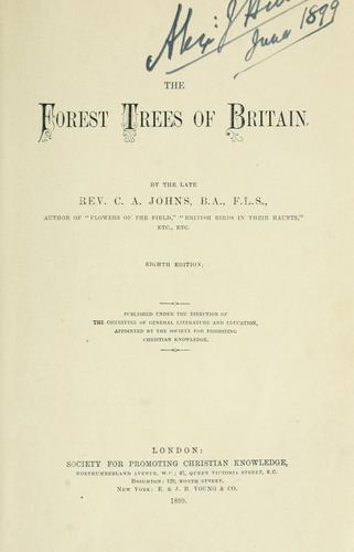 The forest trees of Britain