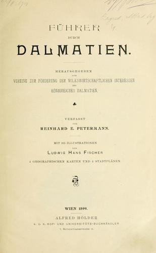 Fürer durch Dalmatien