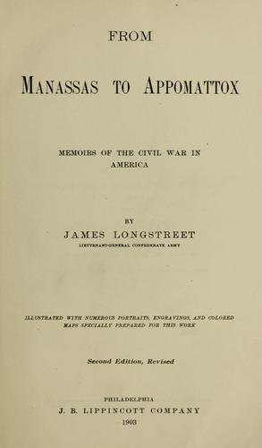 From Manassas to Appomattox