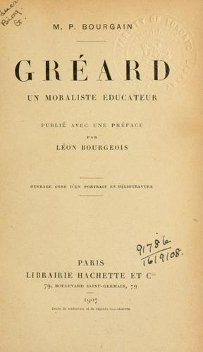 Gréard, un moraliste éducateur