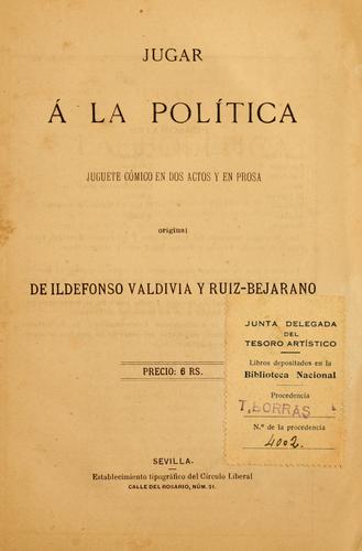 Jugar a la política