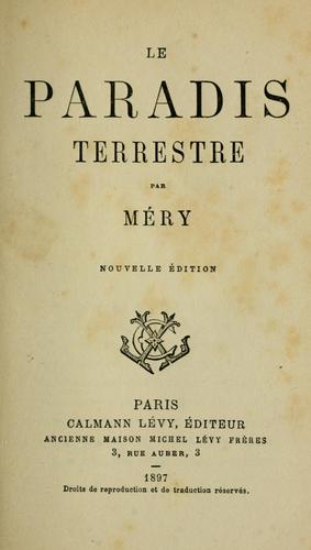 Le paradis terrestre