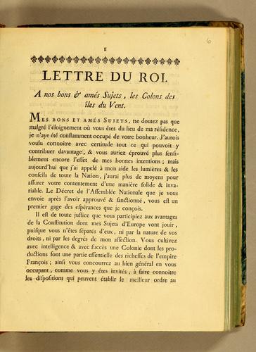 Lettre du roi