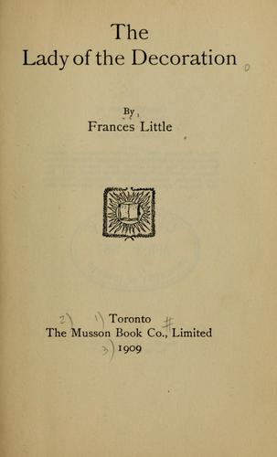 The lady of the decoration