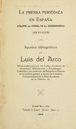 La prensa periódica en España durante la guerra de la Independencia, 1808-1814