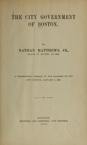 The city government of Boston.