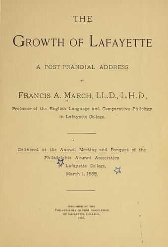 The growth of Lafayette