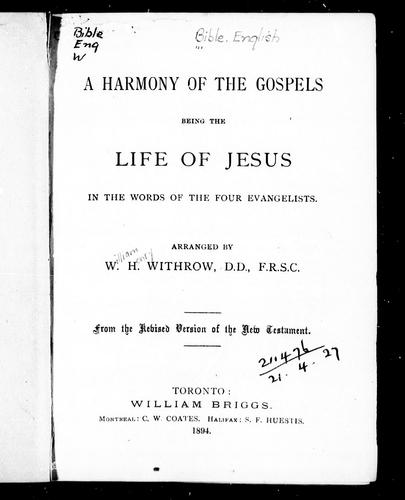 A harmony of the Gospels