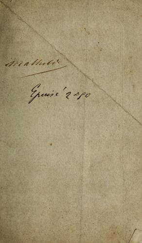 Mathilde, ou, La jalousie