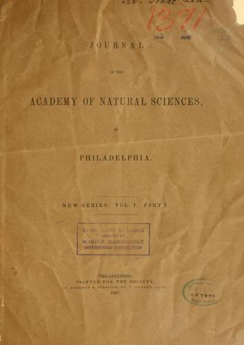 Observations on certain fossil bones from the collection of the Academy of Sciences of Philadelphia.