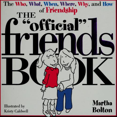 The "official" friends book