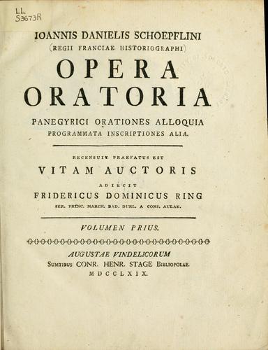 Opera oratoria