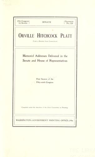 Orville Hitchcock Platt